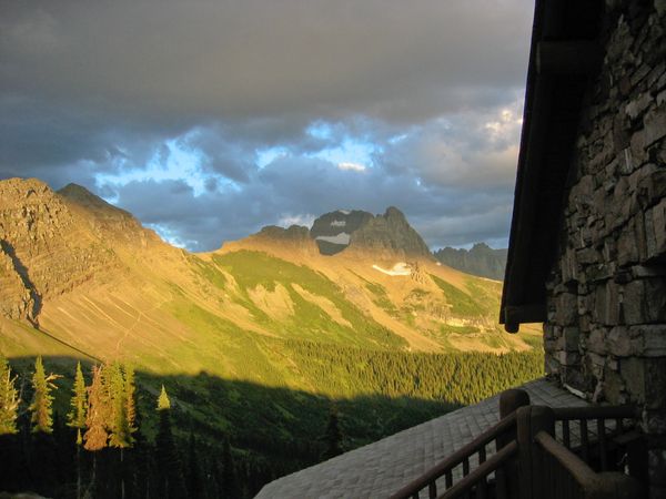 Sunlight at Granite Park Chalet